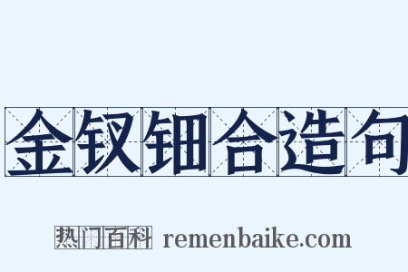 金钗钿合造句是什么意思的图片